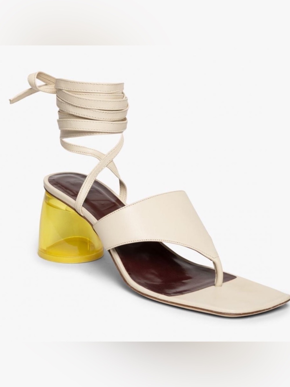 STAUD Adora Lace Up Heel